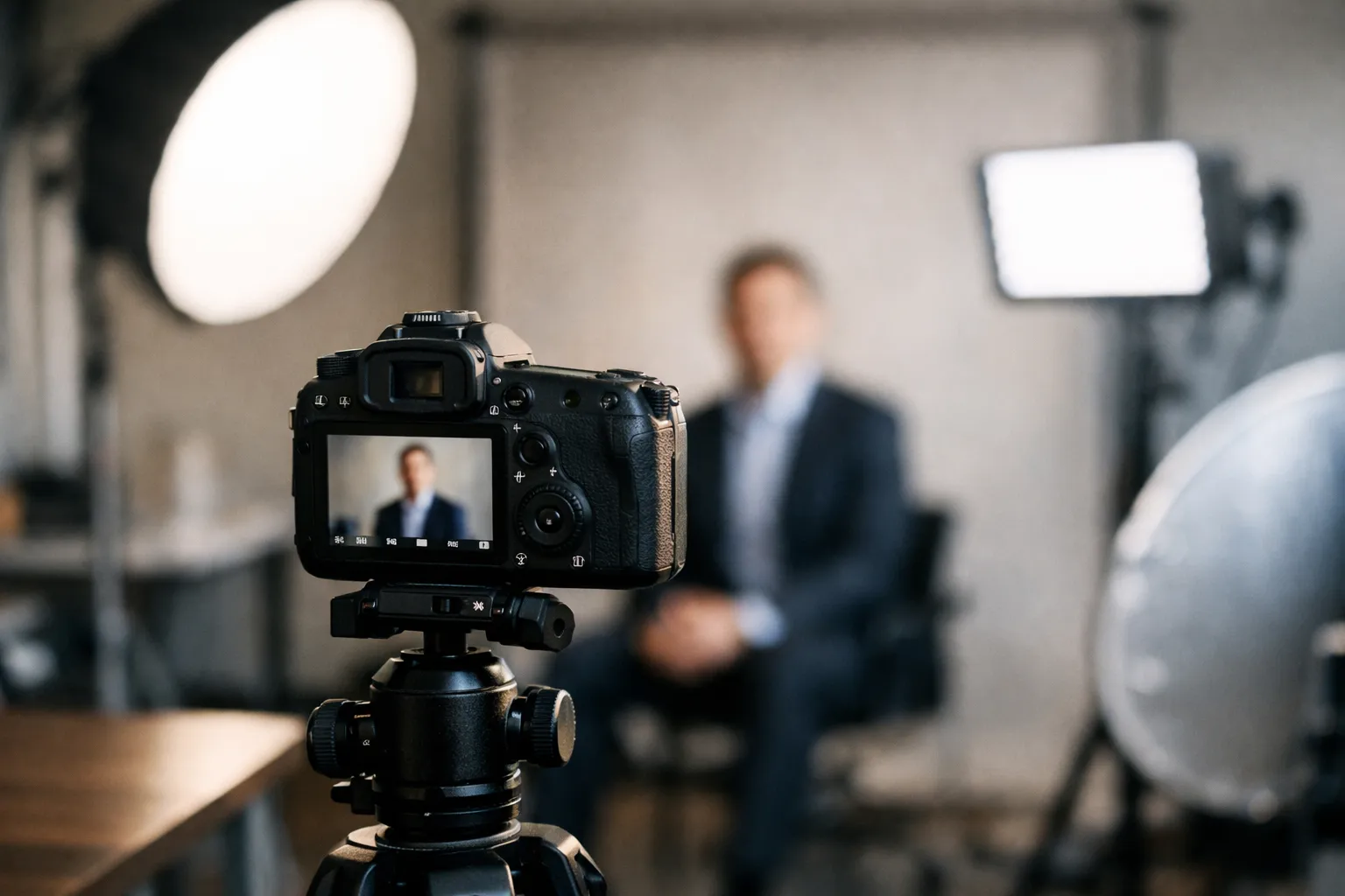 Grid of brand-aligned photos illustrating What are corporate headshots in use on a company About page