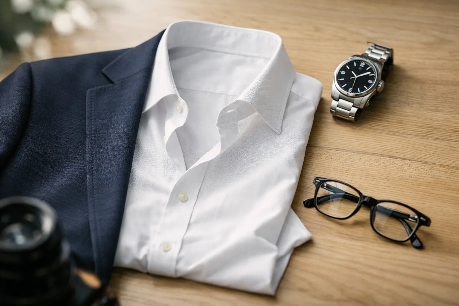 professional headshot outfits for men with jacket and open collar