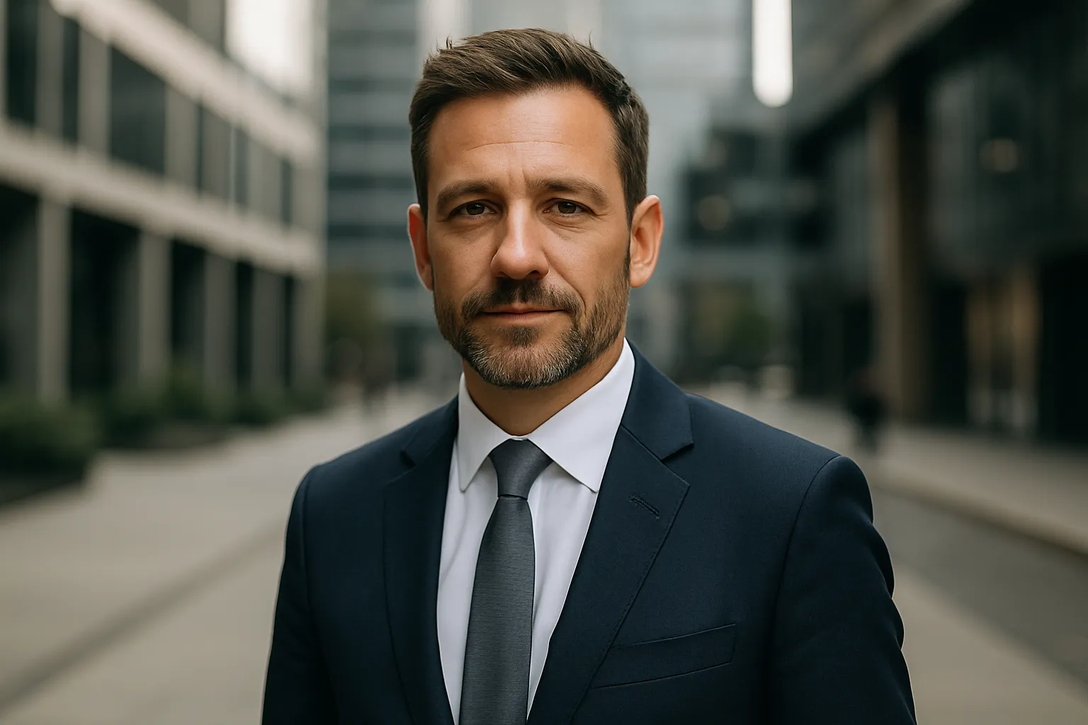 outdoor office portrait – branding headshot ideas in the city