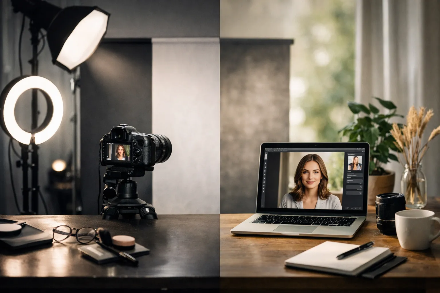 bewerbungsfoto trends 2026 im Vergleich: Hochglanz vs natürlich