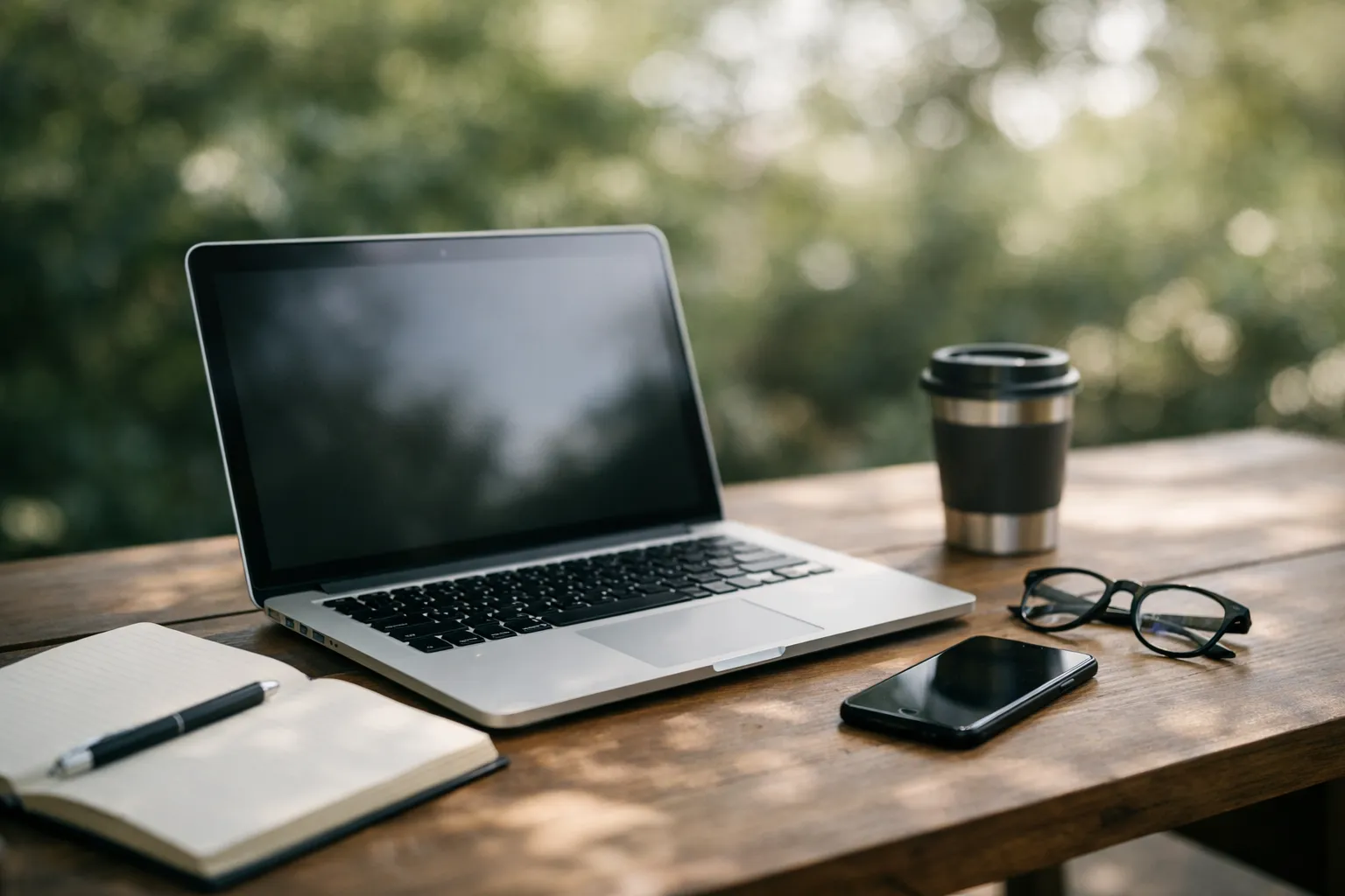 Bewerbungsfoto für linkedin: Beispiel für weiches Outdoor-Licht und ruhigen Hintergrund