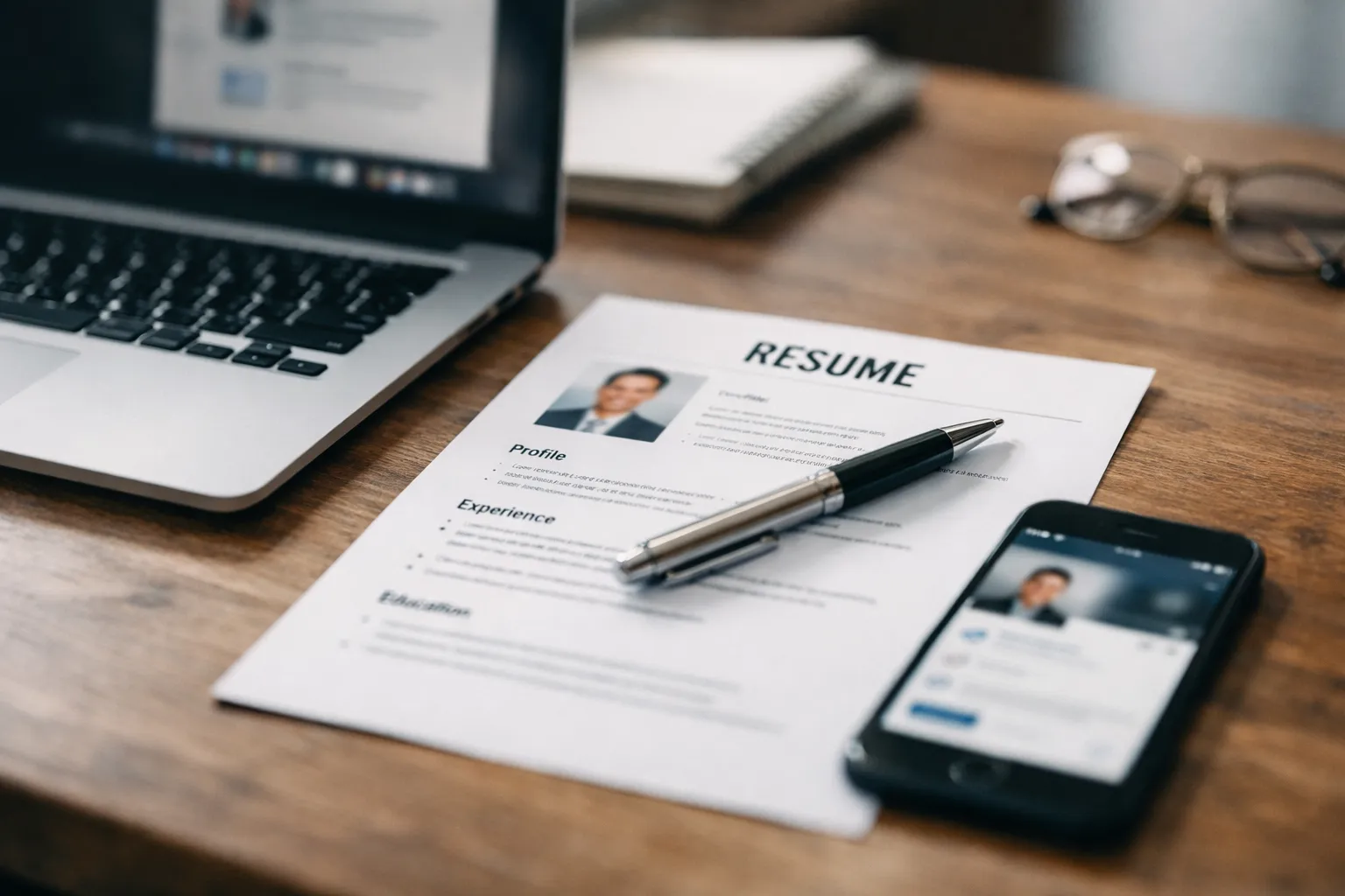 Lebenslauf mit Bewerbungsfoto 2026