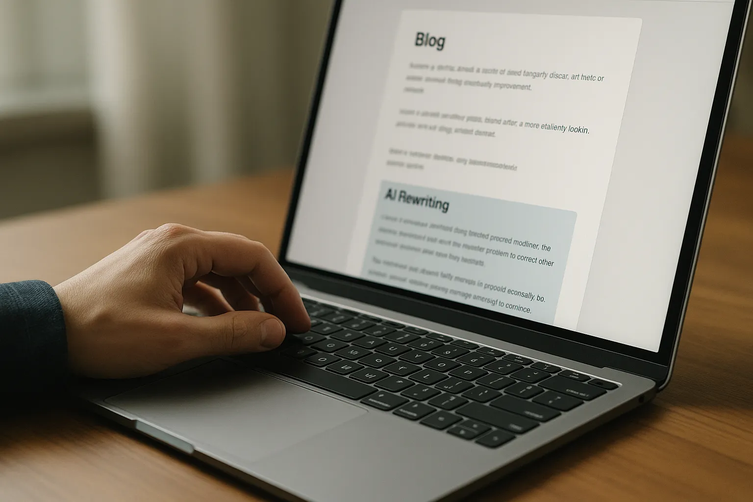 AI rewriting workflow to boost blog rankings